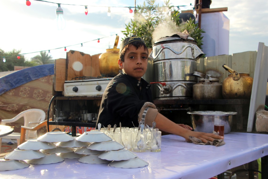 سوگواره چهارم-عکس 33-سعید کرمی-پیاده روی اربعین از نجف تا کربلا