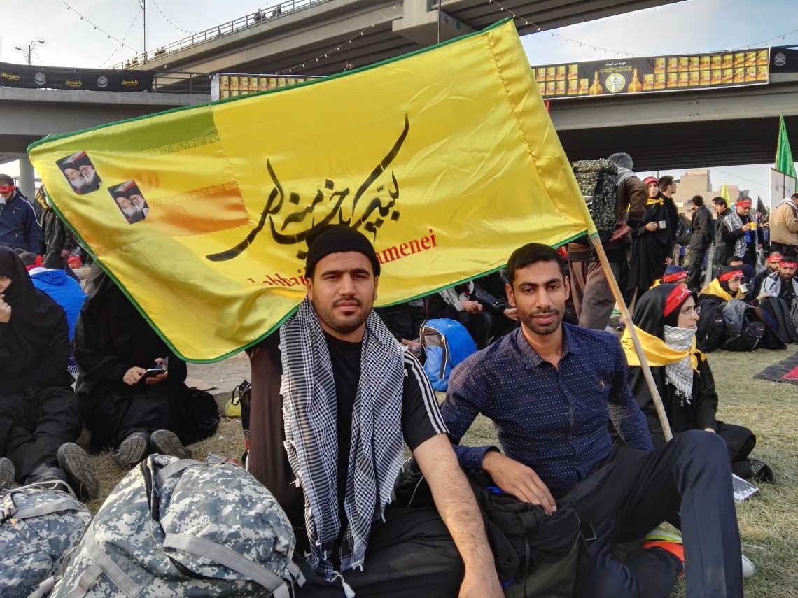 سوگواره چهارم-عکس 19-سید محمد حسین موسوی نژاد-پیاده روی اربعین از نجف تا کربلا