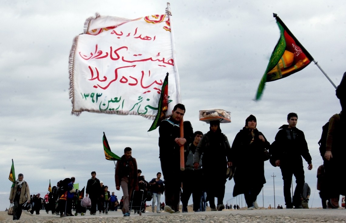 سوگواره چهارم-عکس 2-رسول مختاری-پیاده روی اربعین از نجف تا کربلا