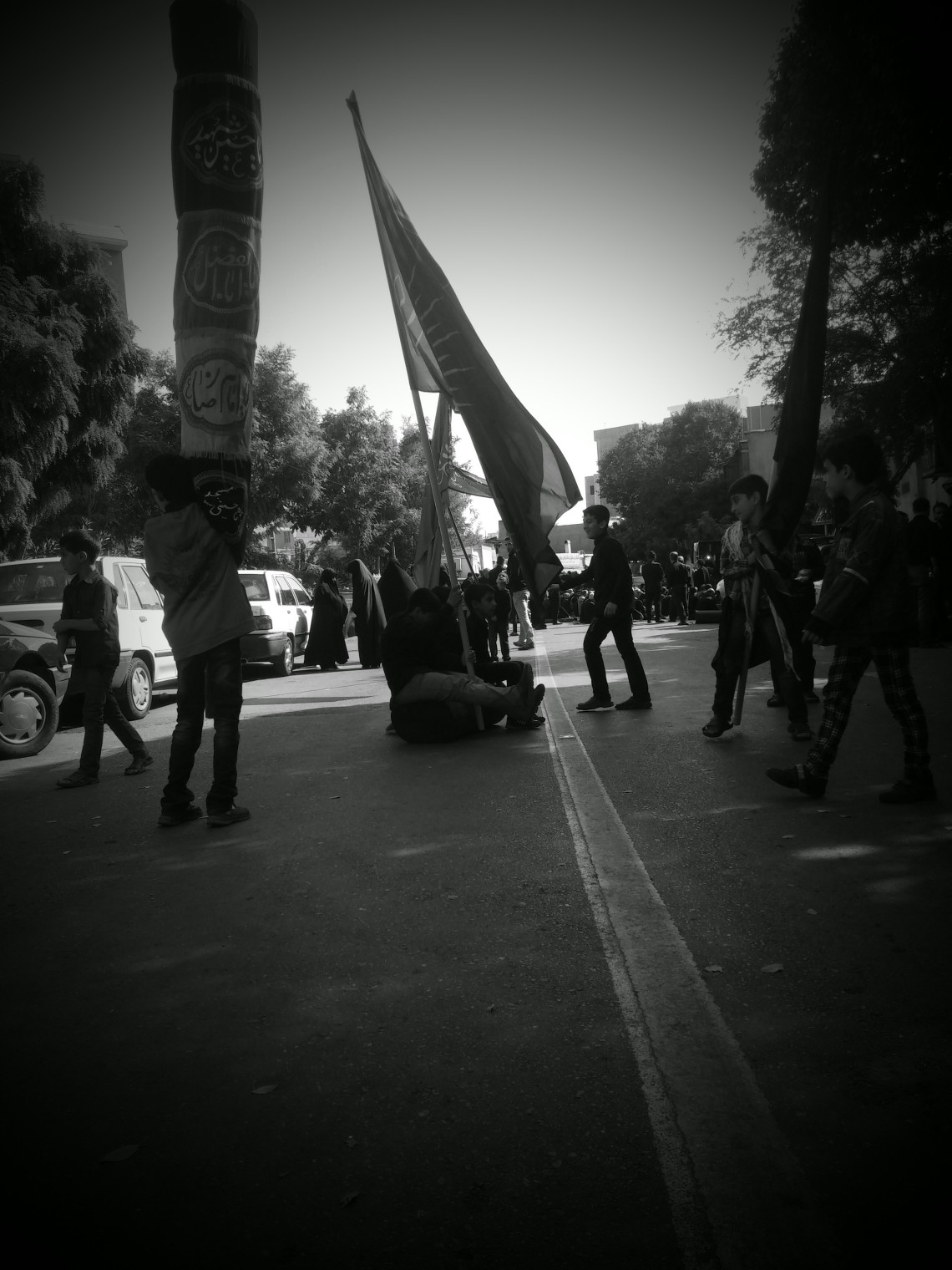 سوگواره چهارم-عکس 3-حسین امینی-آیین های عزاداری