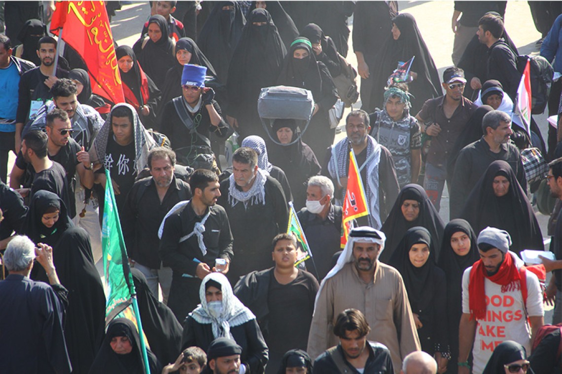 سوگواره چهارم-عکس 26-علی دوست-پیاده روی اربعین از نجف تا کربلا