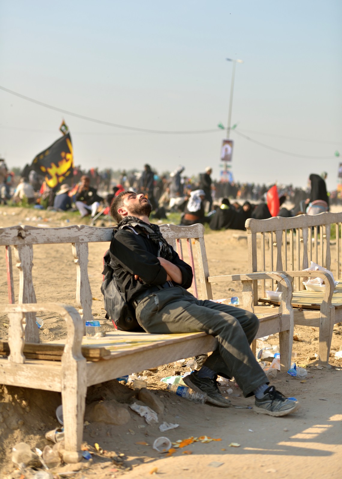 سوگواره چهارم-عکس 11-سید محمد جواد صدری-پیاده روی اربعین از نجف تا کربلا