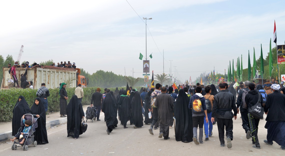 سوگواره چهارم-عکس 52-سید محمد جواد صدری-پیاده روی اربعین از نجف تا کربلا