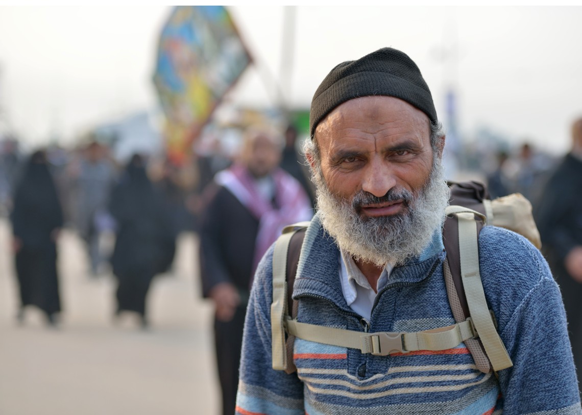 سوگواره چهارم-عکس 89-سید محمد جواد صدری-پیاده روی اربعین از نجف تا کربلا