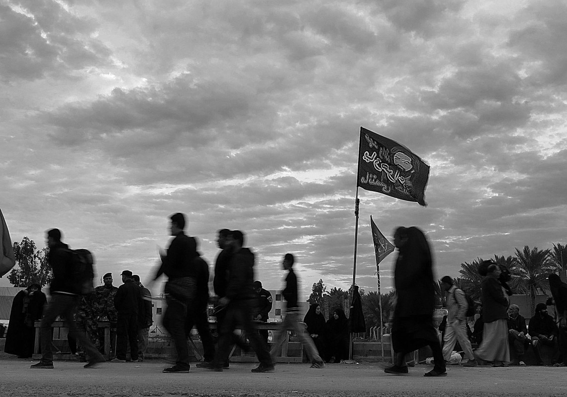 سوگواره چهارم-عکس 3-لیلی تفرشی-پیاده روی اربعین از نجف تا کربلا