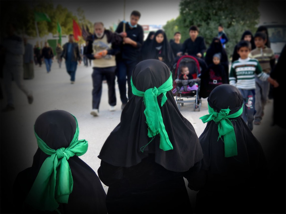 سوگواره چهارم-عکس 16-لیلی تفرشی-پیاده روی اربعین از نجف تا کربلا