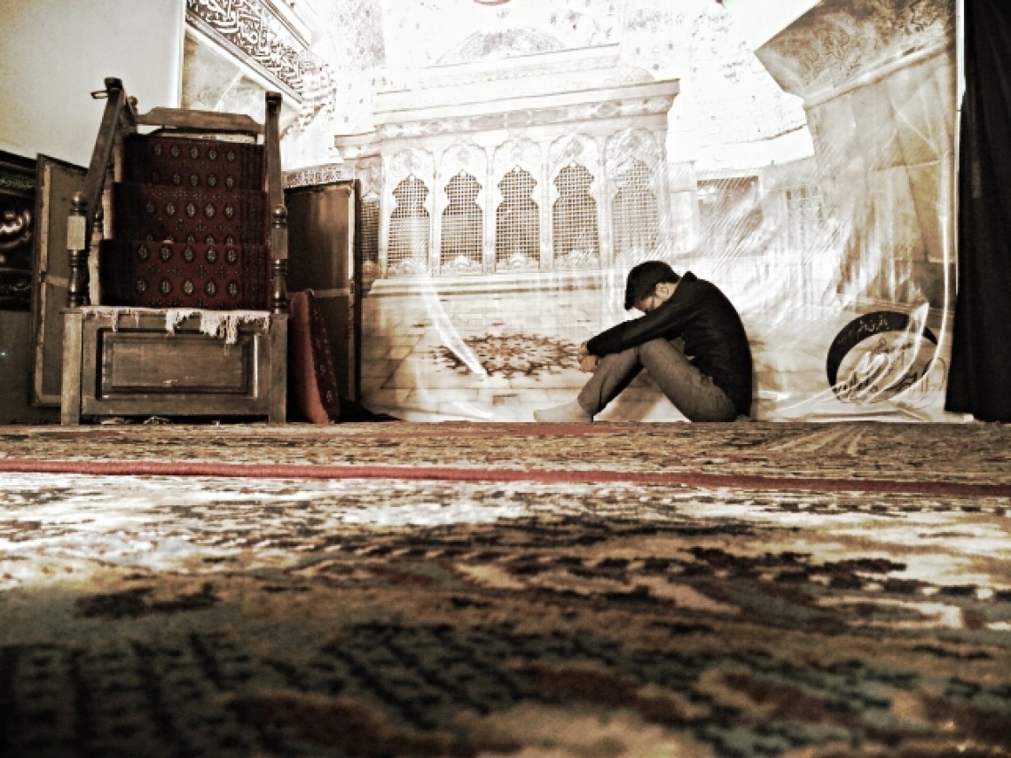 سوگواره چهارم-عکس 44-ابراهیم اکبری-جلسه هیأت فضای بیرونی