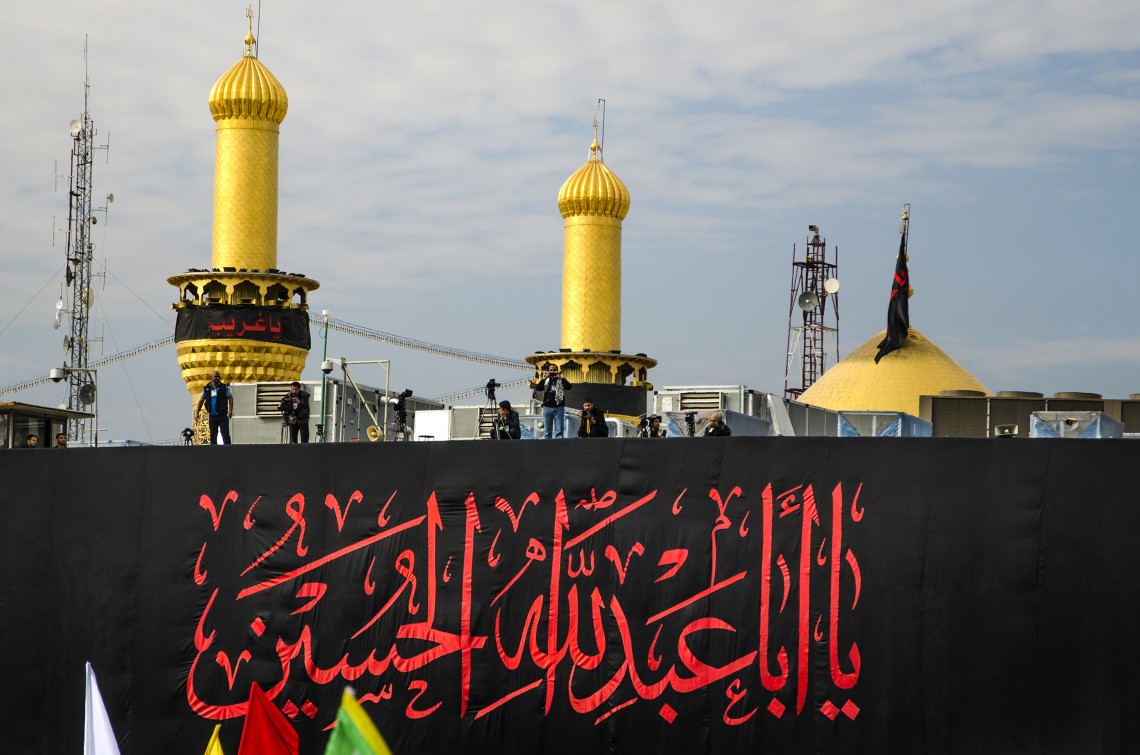 سوگواره چهارم-عکس 17-سید یحیی طباطبائی-پیاده روی اربعین از نجف تا کربلا