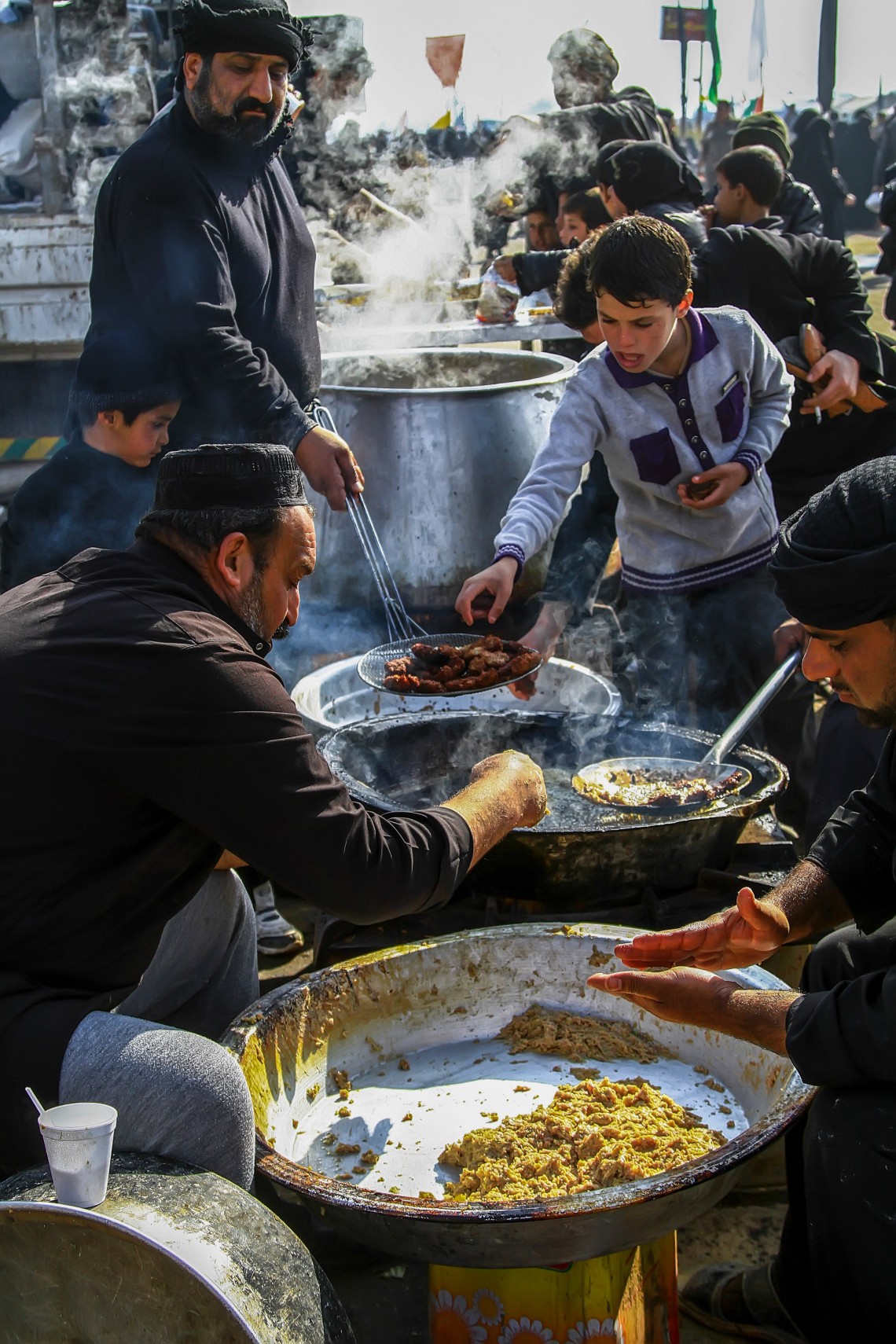 سوگواره پنجم-عکس 46-مجید حجتی-پیاده روی اربعین از نجف تا کربلا