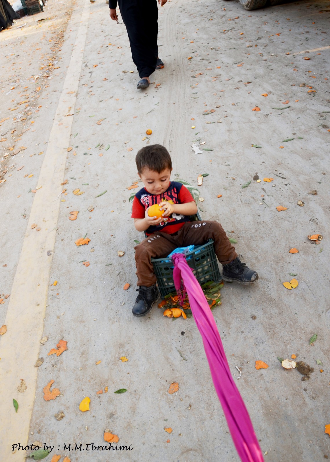 سوگواره چهارم-عکس 30-محمد مهدی ابراهیمی مدوار-پیاده روی اربعین از نجف تا کربلا