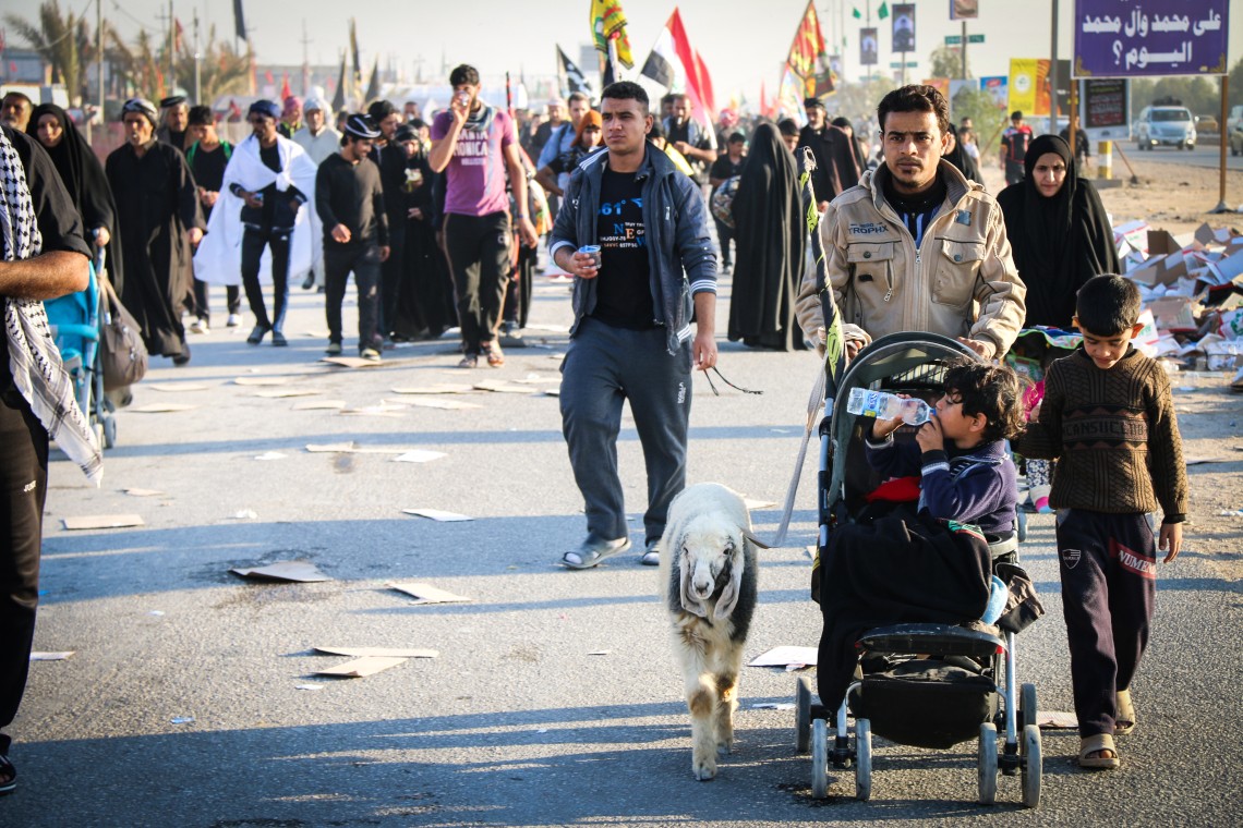 سوگواره چهارم-عکس 28-محمد رضا میثمی-پیاده روی اربعین از نجف تا کربلا