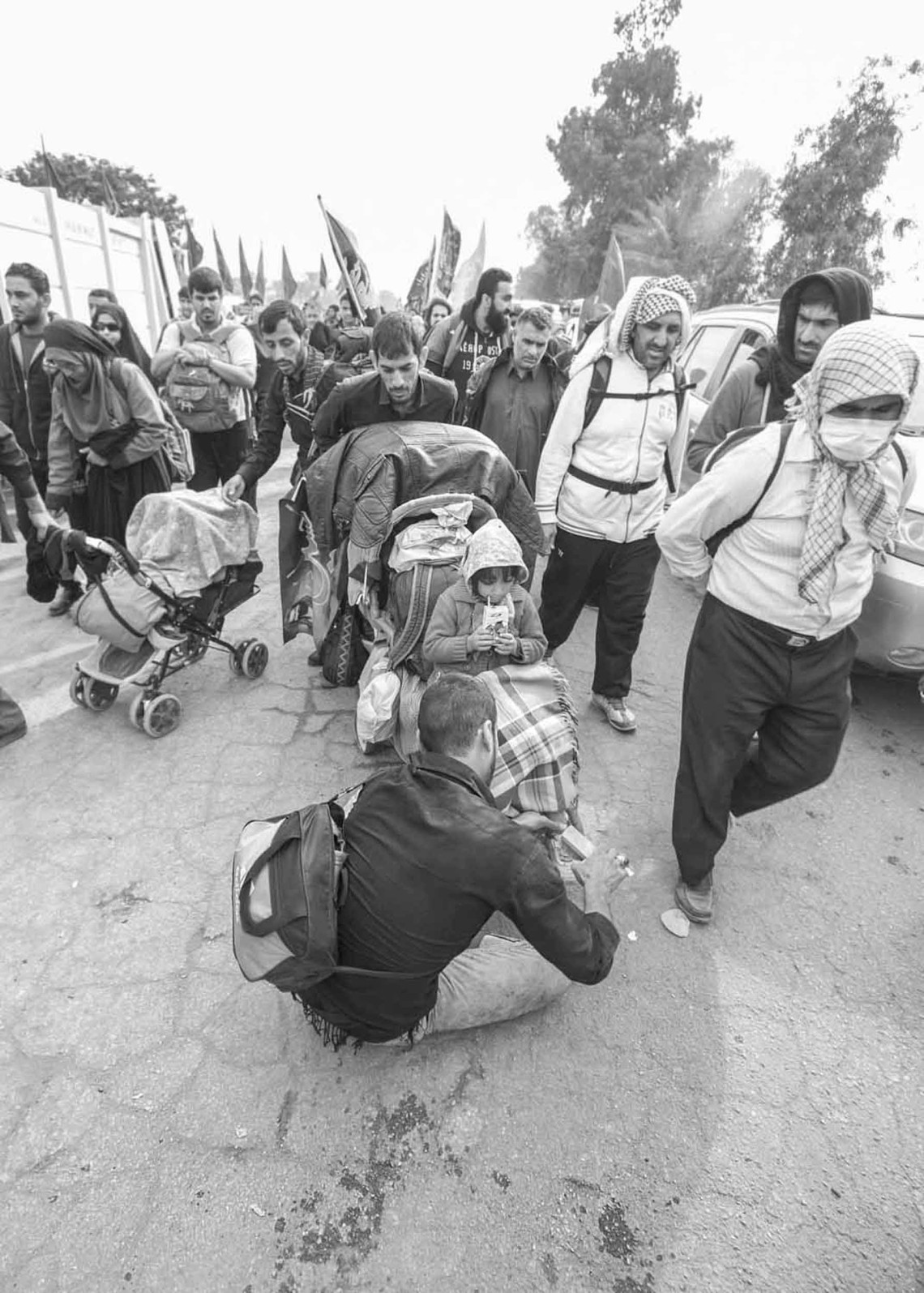 سوگواره چهارم-عکس 10-مهدی  حیدر-پیاده روی اربعین از نجف تا کربلا