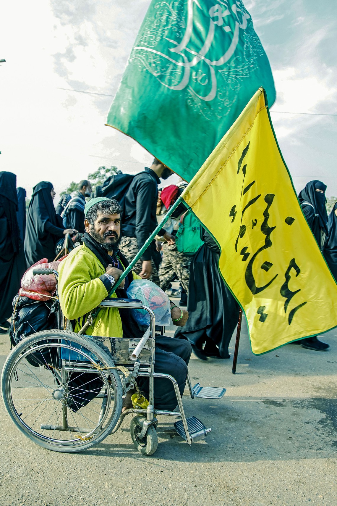 سوگواره چهارم-عکس 28-منا نیکوگفتار-پیاده روی اربعین از نجف تا کربلا