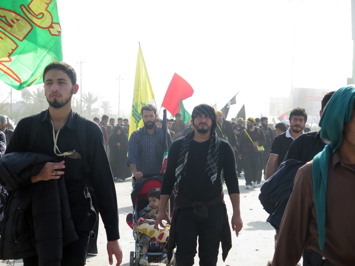 سوگواره چهارم-عکس 26-سیدمحسن سجادی-پیاده روی اربعین از نجف تا کربلا