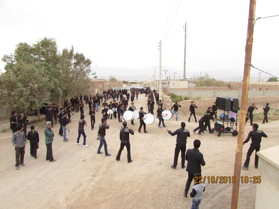 سوگواره چهارم-عکس 6-محمد صابر نژاد شاهرخ ابادی-آیین های عزاداری