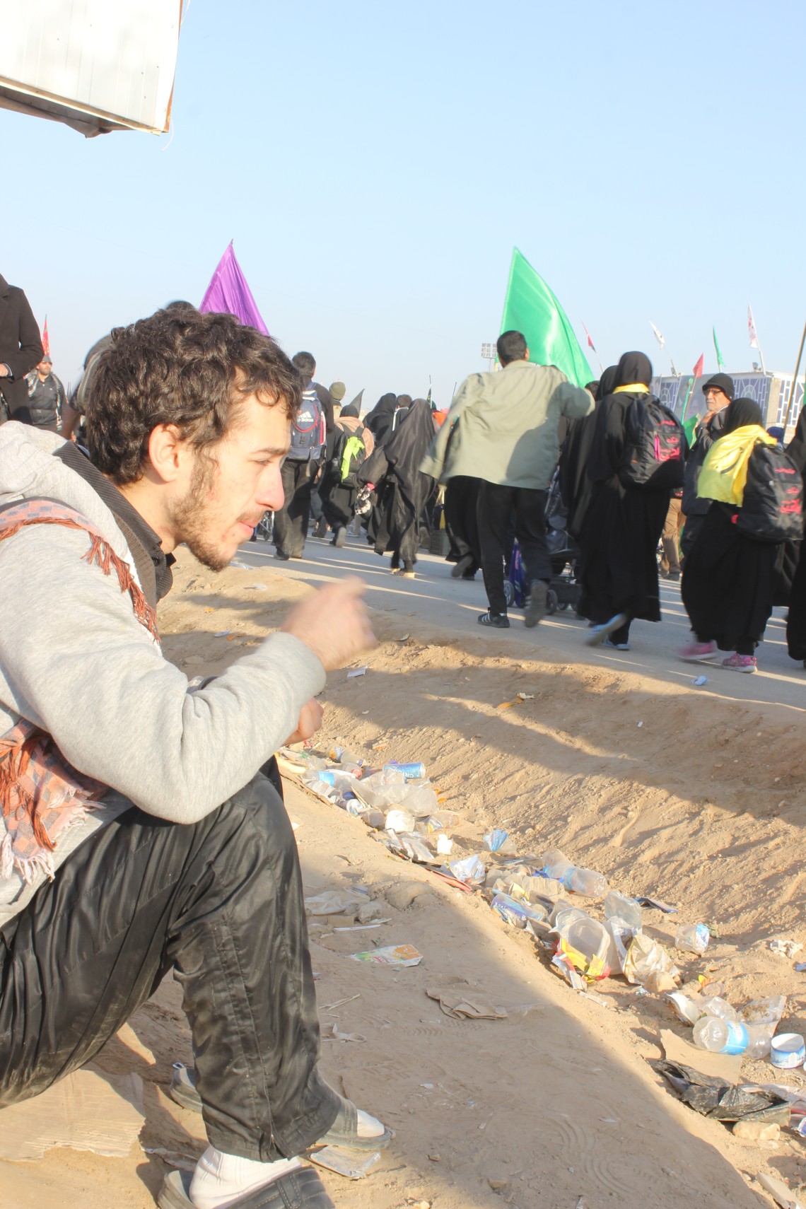 سوگواره چهارم-عکس 9-علی هاشمی-پیاده روی اربعین از نجف تا کربلا