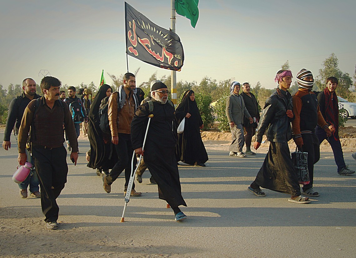 سوگواره پنجم-عکس 31-احسان نصيري-پیاده روی اربعین از نجف تا کربلا