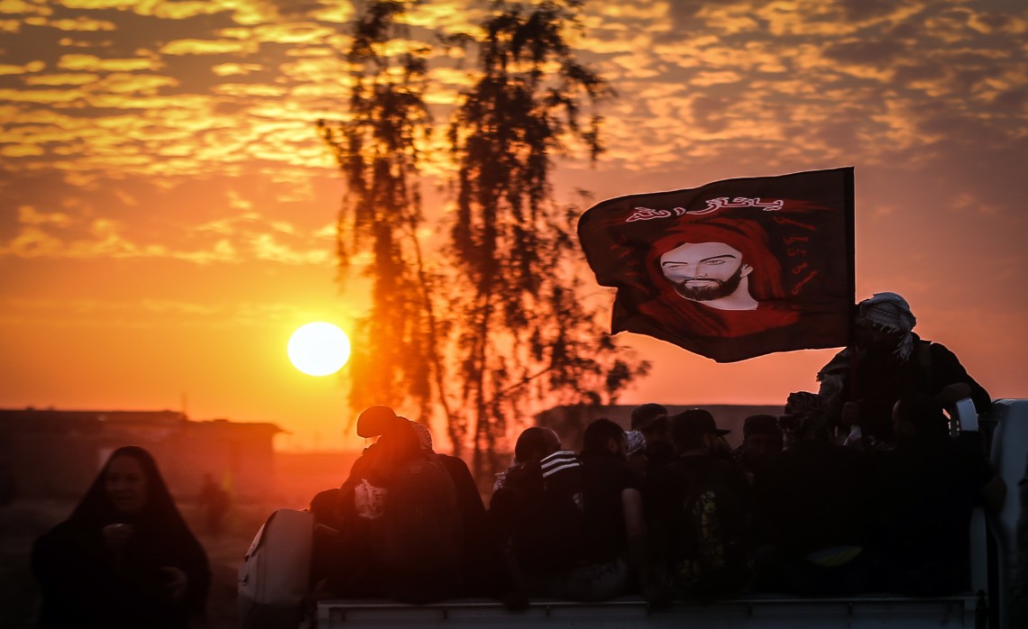 سوگواره پنجم-عکس 11-سید محمود حسینی-پیاده روی اربعین از نجف تا کربلا