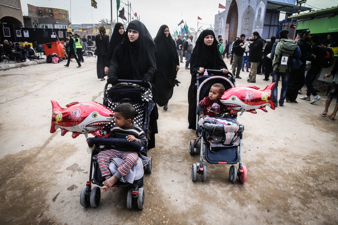 سوگواره پنجم-عکس 43-سید محمود حسینی-پیاده روی اربعین از نجف تا کربلا