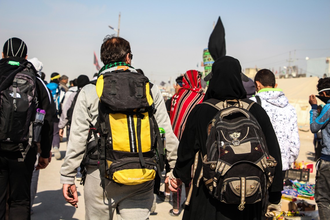 سوگواره پنجم-عکس 8-امیرحسین قاسم زاده-پیاده روی اربعین از نجف تا کربلا