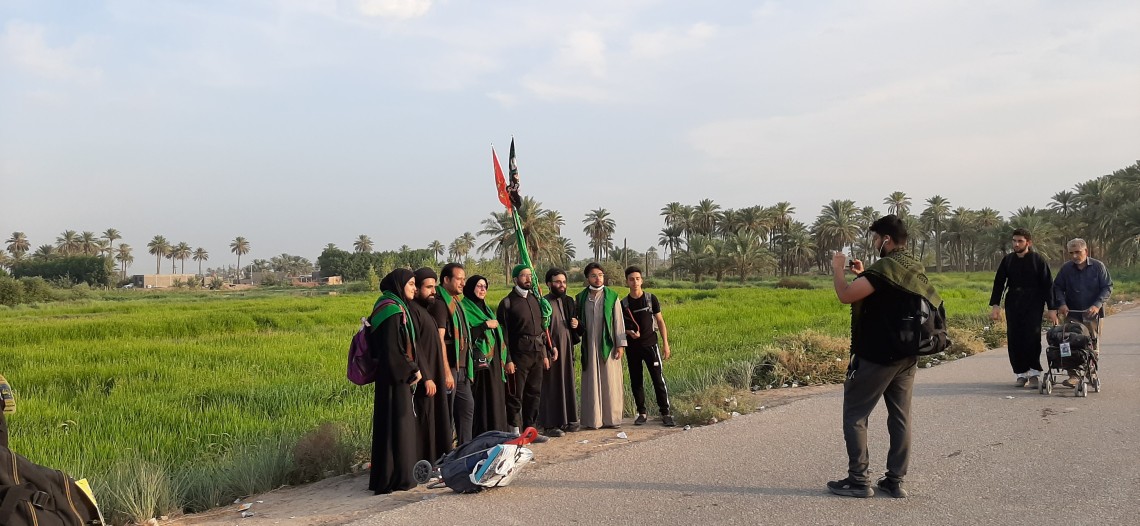 هشتمین سوگواره عاشورایی عکس هیأت-سعید ابراهیمی نهزمی -جنبی-پیاده روی اربعین حسینی