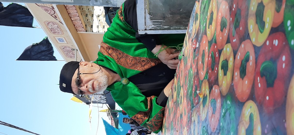 هشتمین سوگواره عاشورایی عکس هیأت-سعید ابراهیمی نهزمی -جنبی-پیاده روی اربعین حسینی