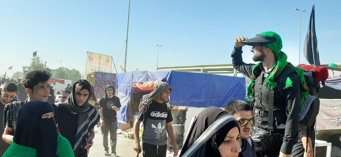 هشتمین سوگواره عاشورایی عکس هیأت-سعید ابراهیمی نهزمی -جنبی-پیاده روی اربعین حسینی