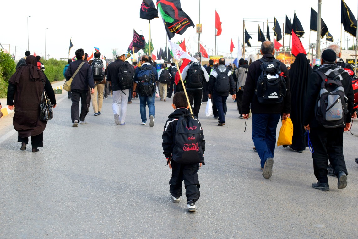 سوگواره پنجم-عکس 11-محمد حسین صادقی-پیاده روی اربعین از نجف تا کربلا