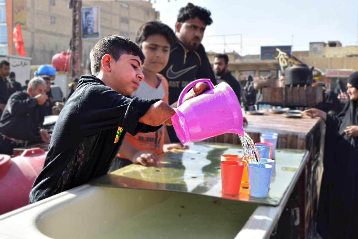 سوگواره پنجم-عکس 3-رسول پورتیمور-پیاده روی اربعین از نجف تا کربلا