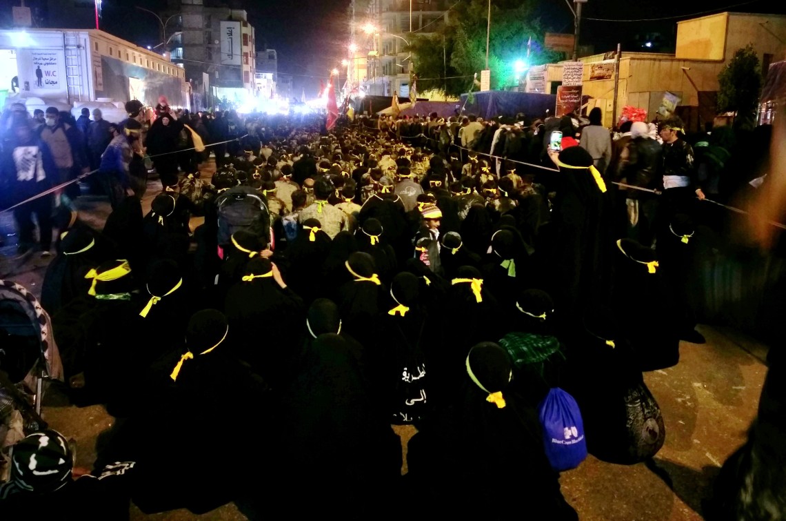 سوگواره پنجم-عکس 1-امیر چراغ ملایی-پیاده روی اربعین از نجف تا کربلا