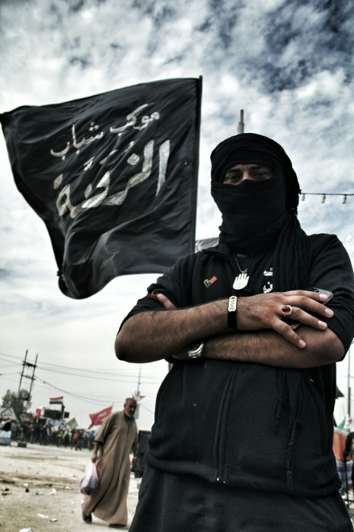 سوگواره پنجم-عکس 1-محمد سواری-پیاده روی اربعین از نجف تا کربلا