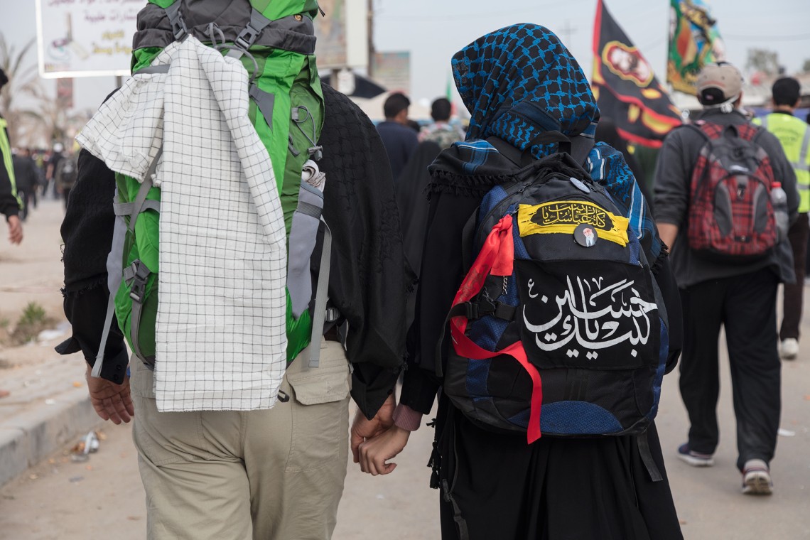 سوگواره پنجم-عکس 4-هادی دهقان بهابادی-پیاده روی اربعین از نجف تا کربلا