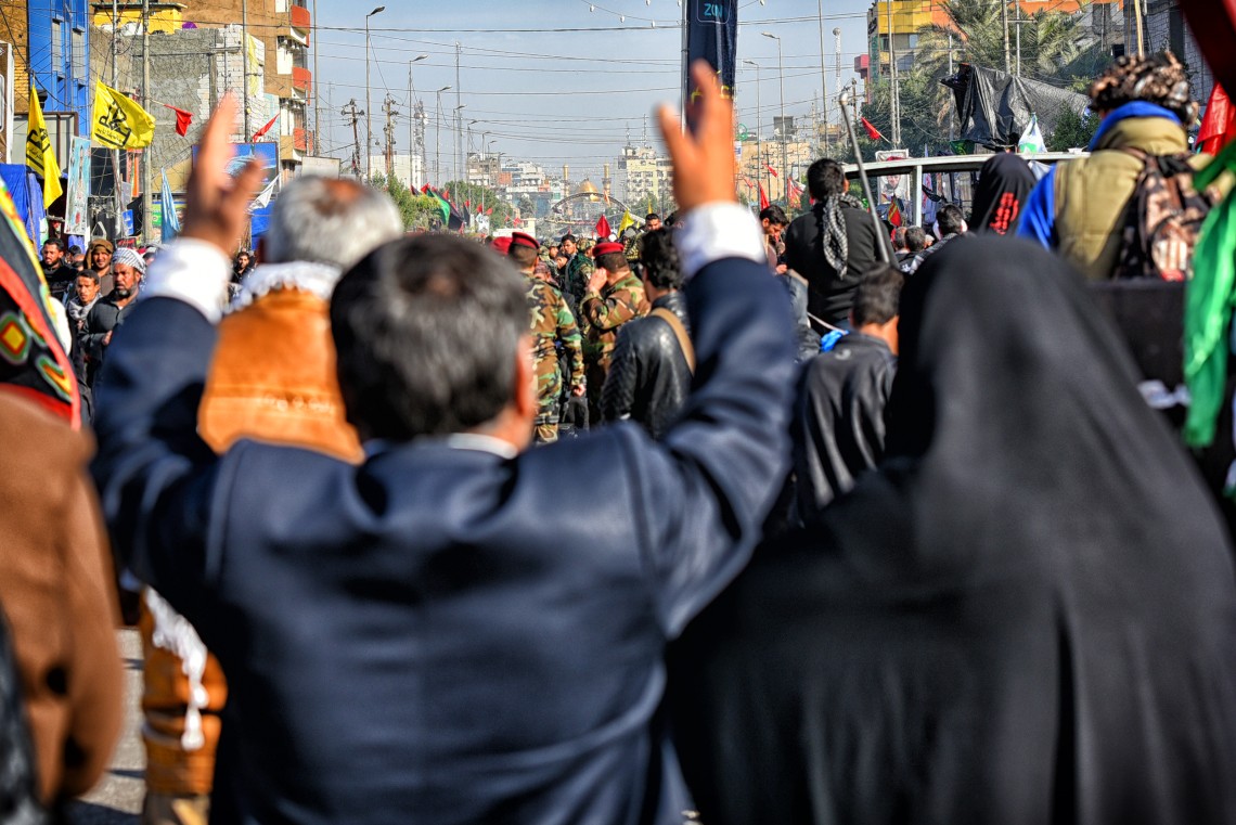 سوگواره پنجم-عکس 1-سعید عبدلی زاده-پیاده روی اربعین از نجف تا کربلا