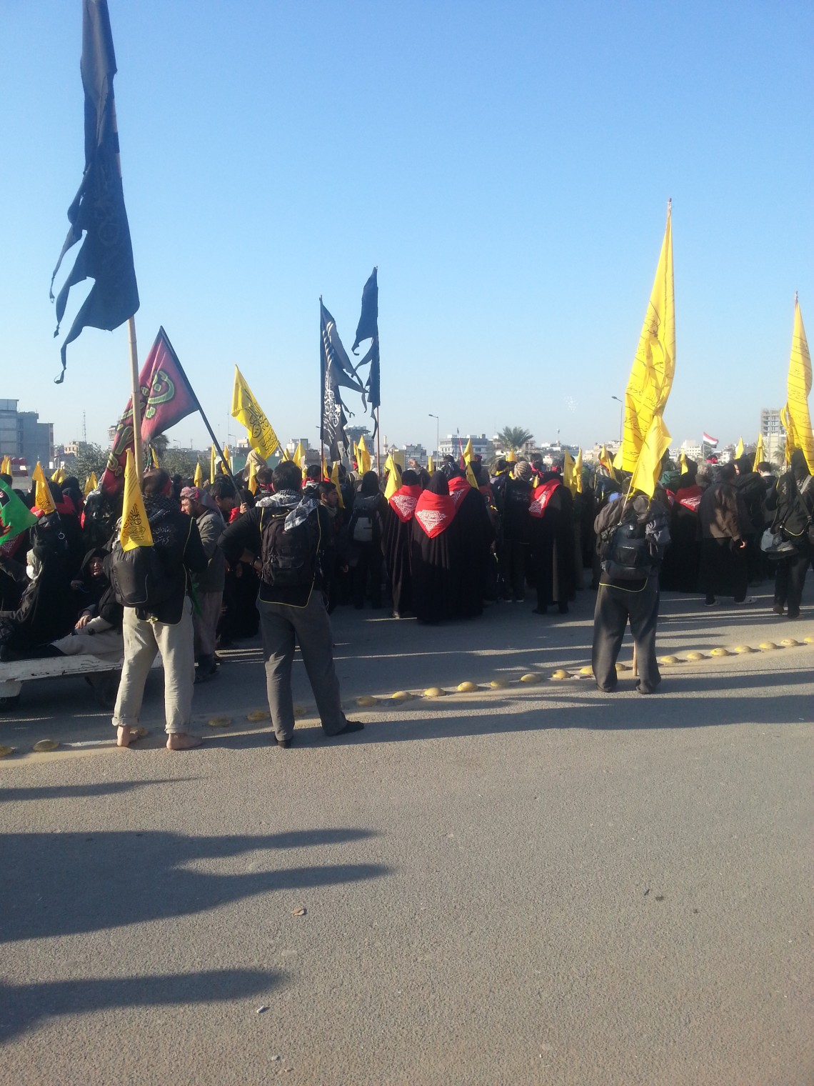 سوگواره دوم-عکس 12-حمیده کاظمی-پیاده روی اربعین از نجف تا کربلا