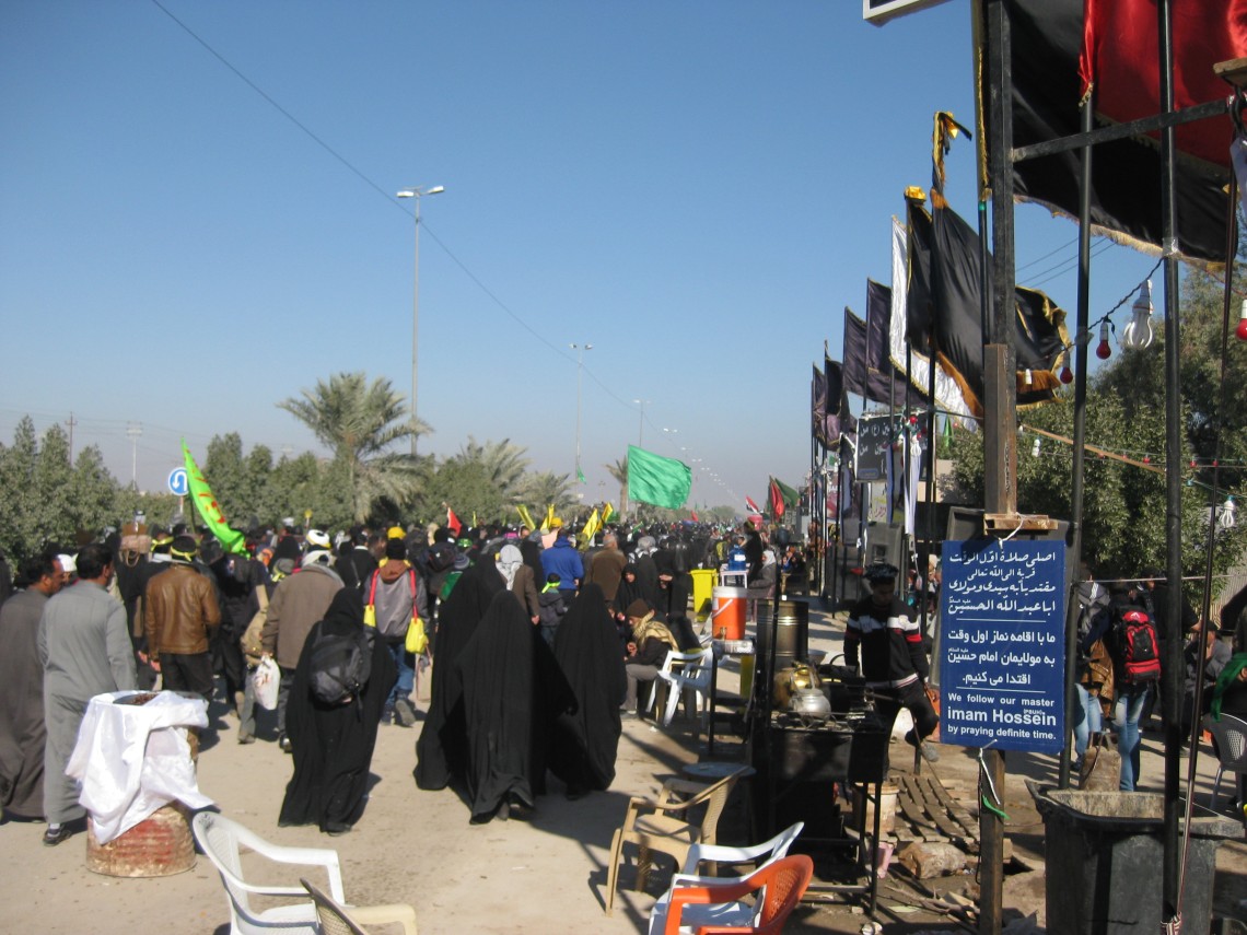 سوگواره دوم-عکس 89-محمد کشاورز-پیاده روی اربعین از نجف تا کربلا