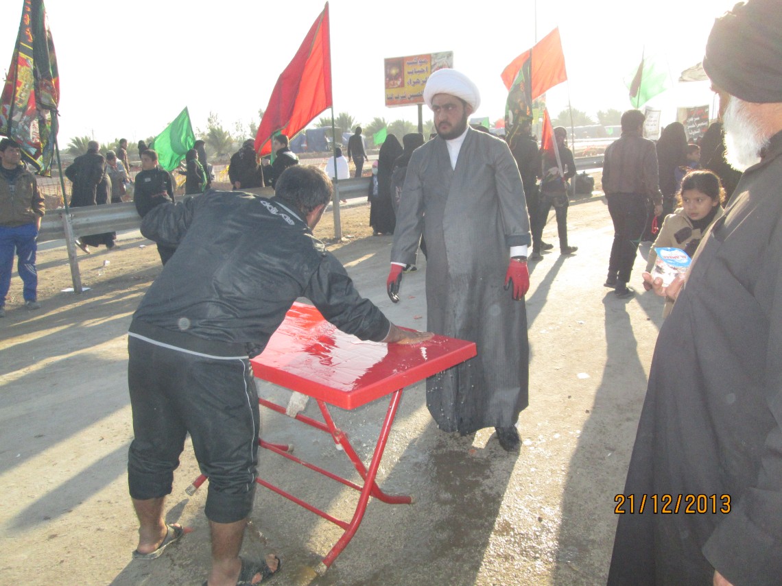 سوگواره دوم-عکس 9-سید مهدی علوی زاده-پیاده روی اربعین از نجف تا کربلا