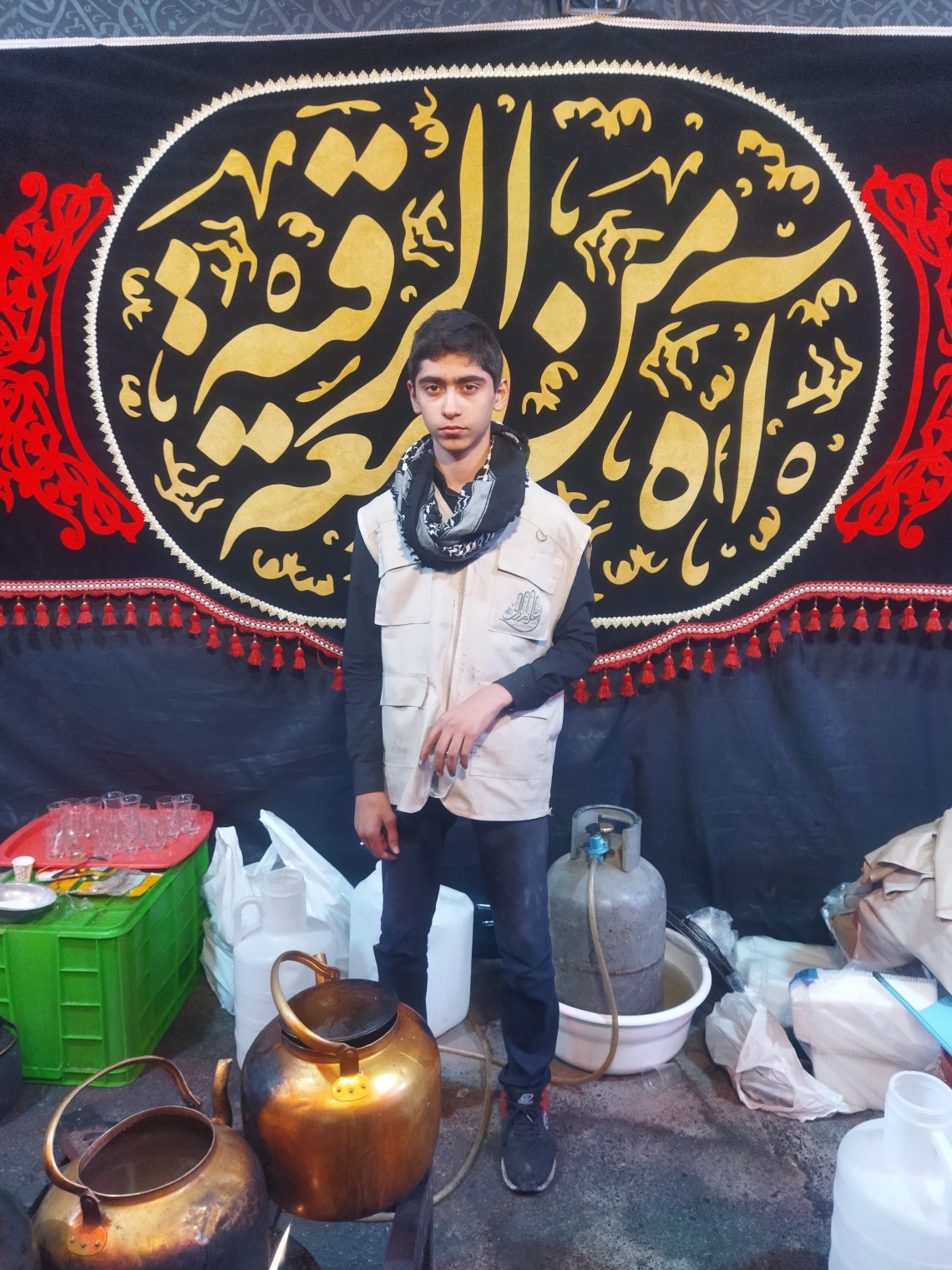 دهمین سوگواره عاشورایی عکس هیأت-محمد جواد عرب اصفهانی-مجالس احیای امراهل‌البیت علیهم‌السلام تک عکس-موبایلی